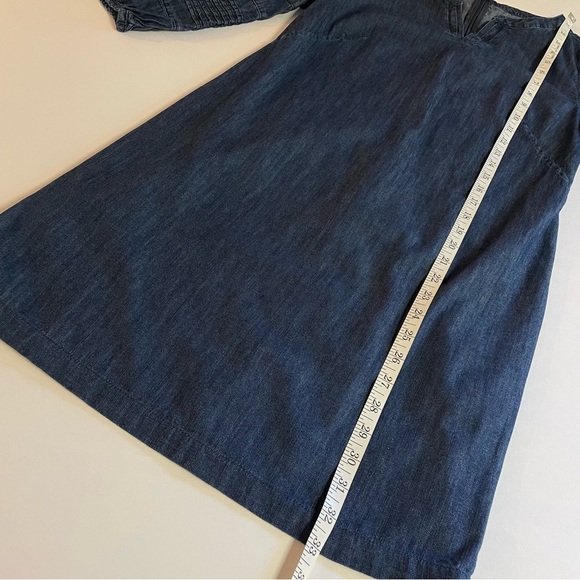 Talbots Women's Denim Dress 3/4 Length Sleeves Size 2P - Picture 10 of 11